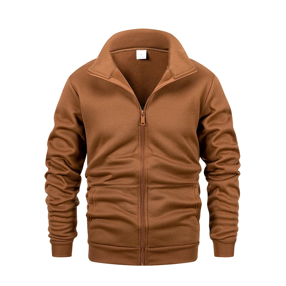 VARENO Zipper Cardigan