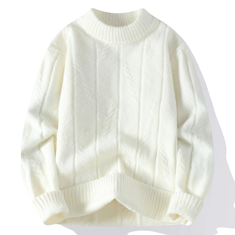 VARENO Neuer schlichter gestreifter Pullover