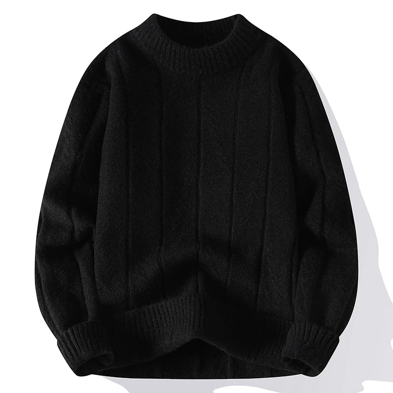VARENO Neuer schlichter gestreifter Pullover