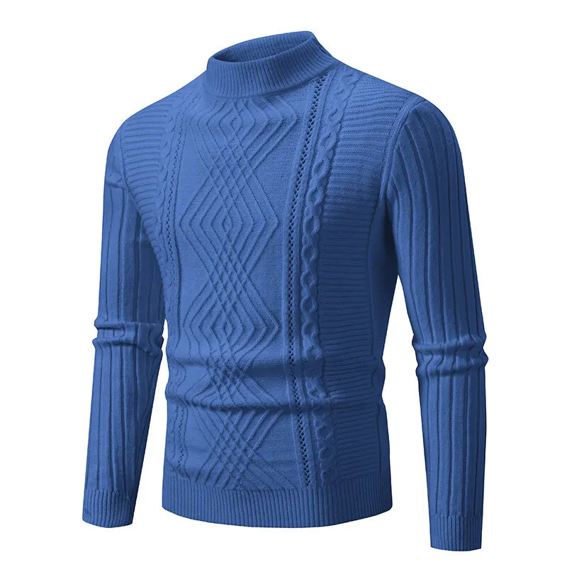 VARENO Pullover mit Stehkragen