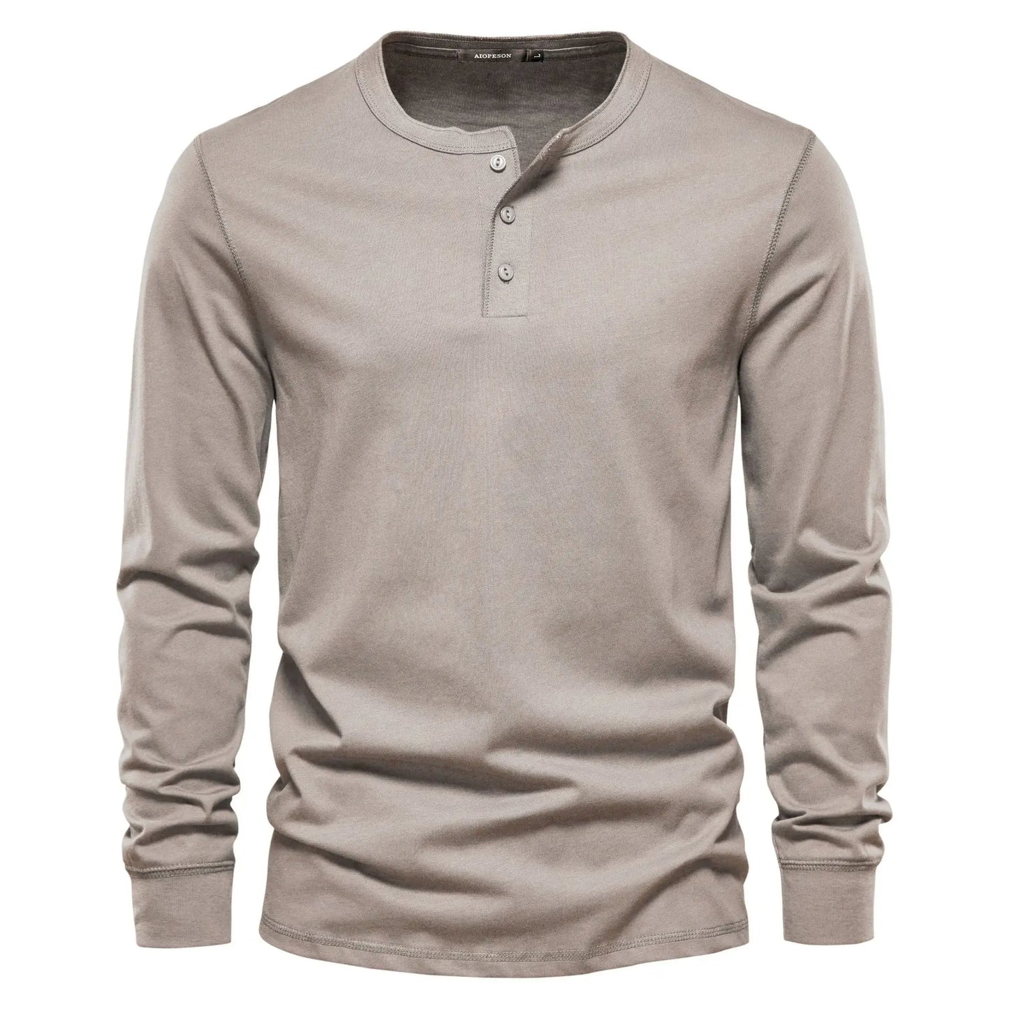 VARENO Henley-Sweatshirt
