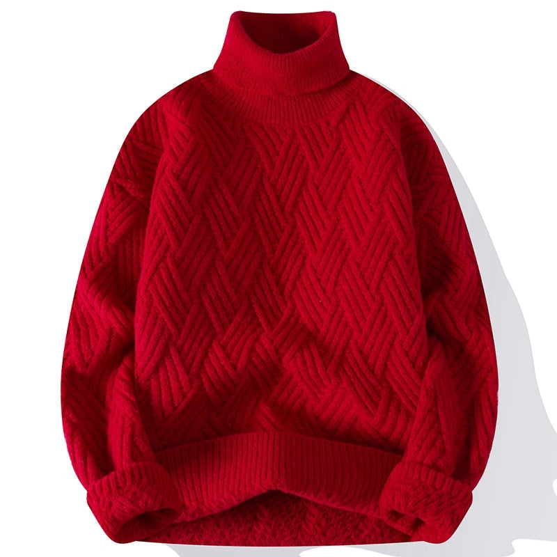 VARENO Lockerer Rollkragenpullover