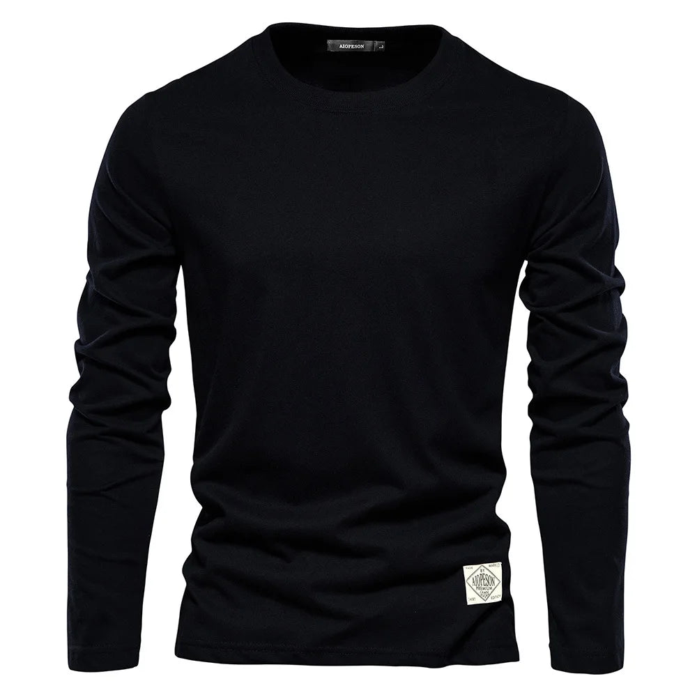 VARENO Langarm-Sweatshirt aus Baumwolle