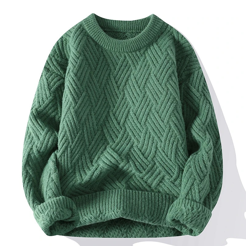 VARENO Gestrickter Pullover mit Muster