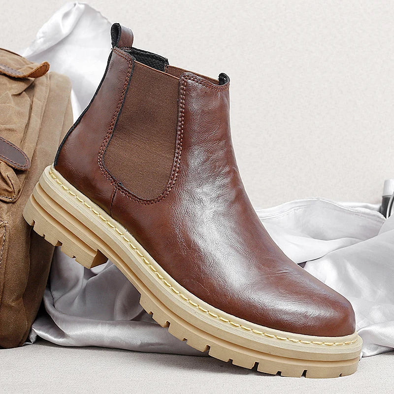 Stiefel aus echtem Leder