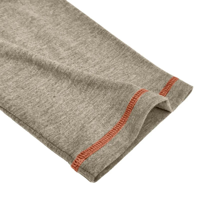 VARENO Langarm-T-Shirt mit Henley-Ausschnitt