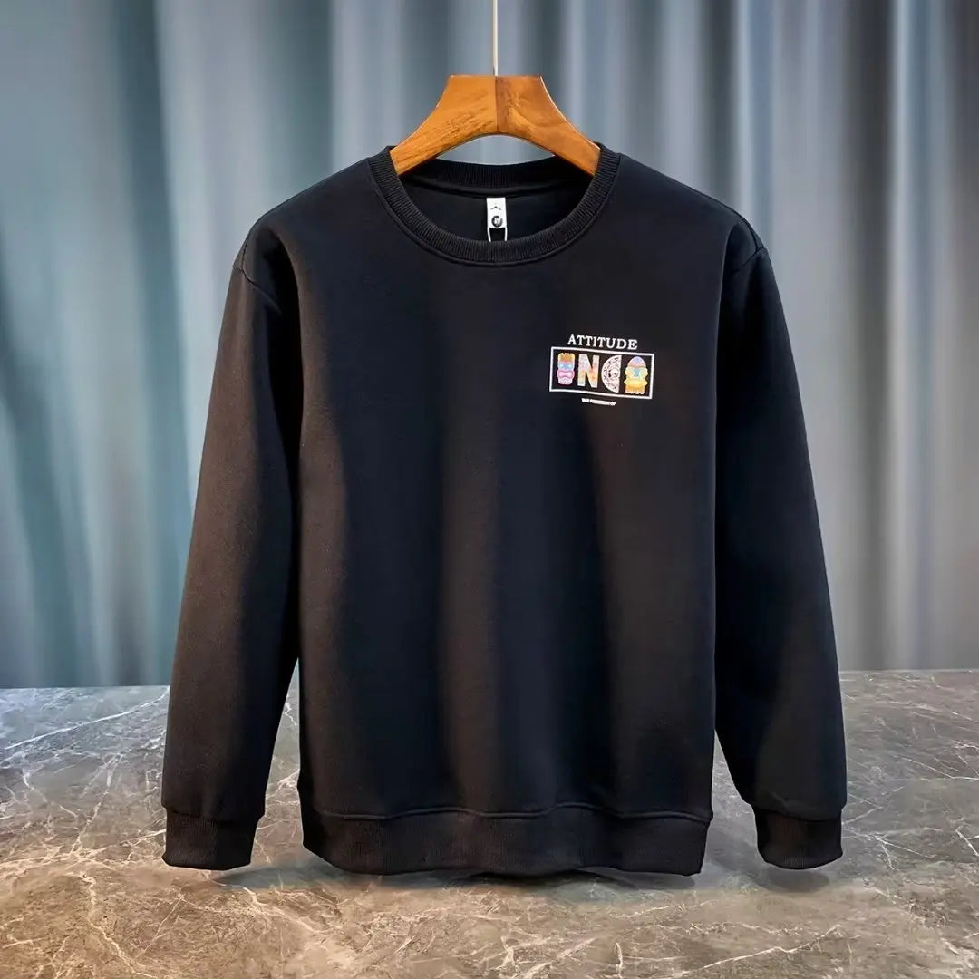 VARENO Vintage gemustertes Oversize-Sweatshirt