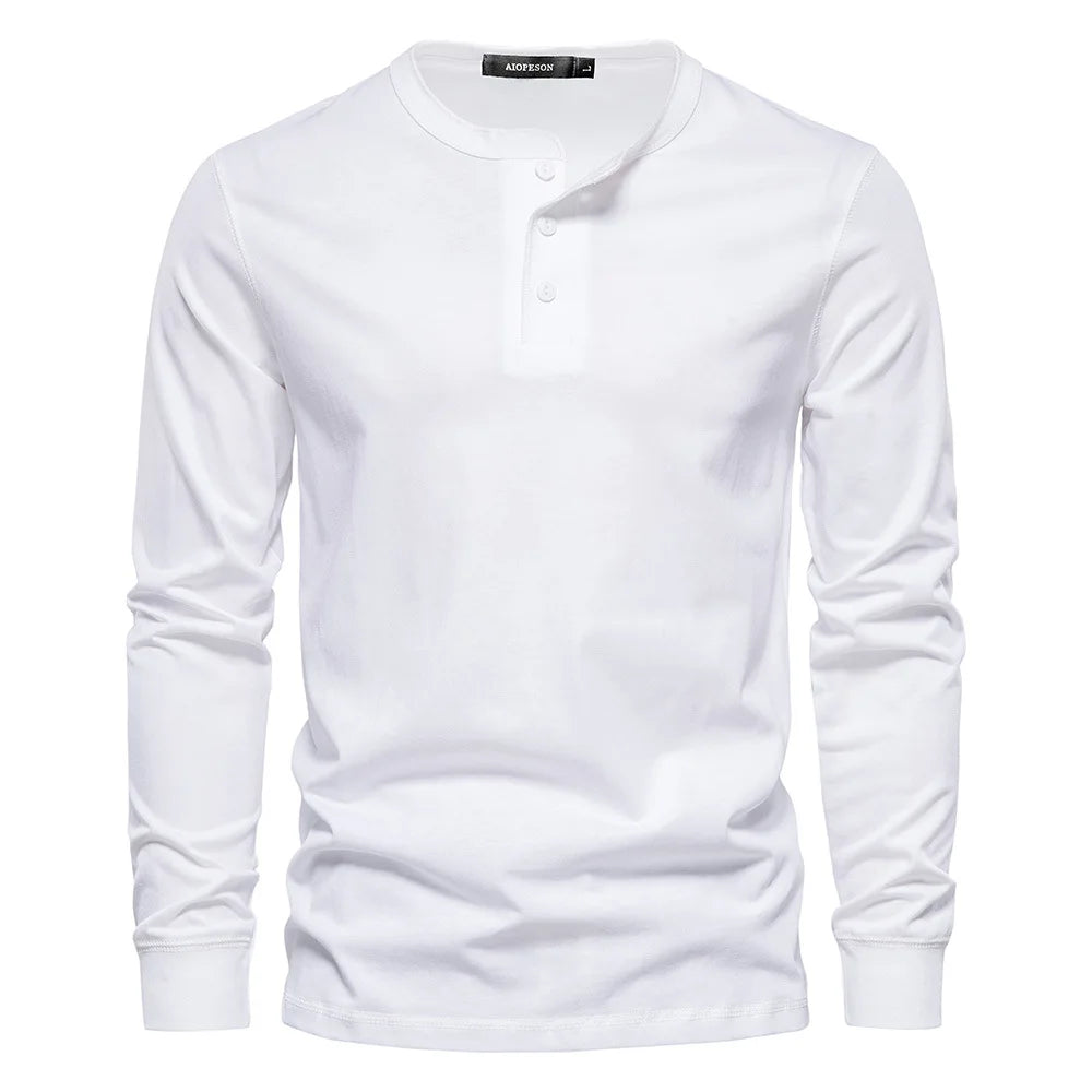 VARENO Henley-Sweatshirt
