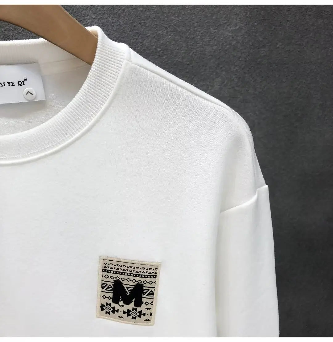 VARENO Koreanisches Casual-Sweatshirt