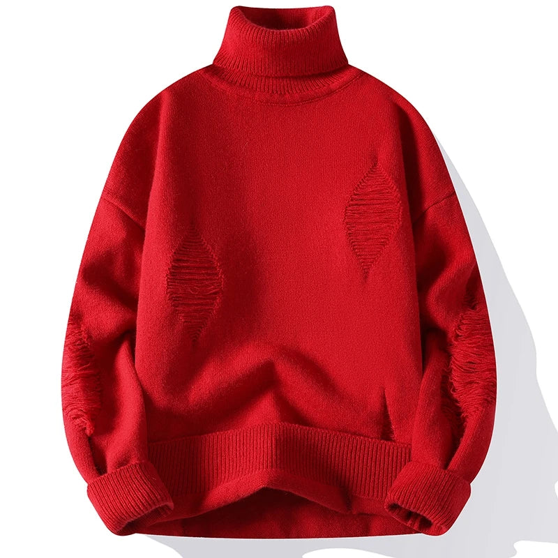 VARENO Rollkragenpullover mit Rollkragen