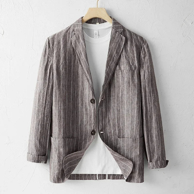 NOVA Leinen-Blazerjacke