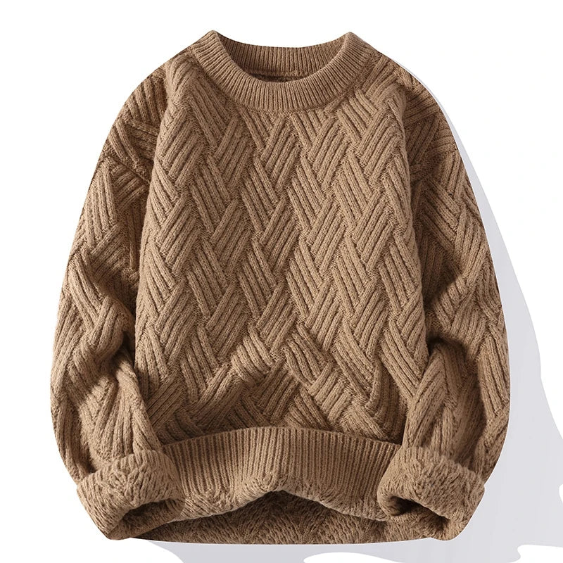 VARENO Gestrickter Pullover mit Muster