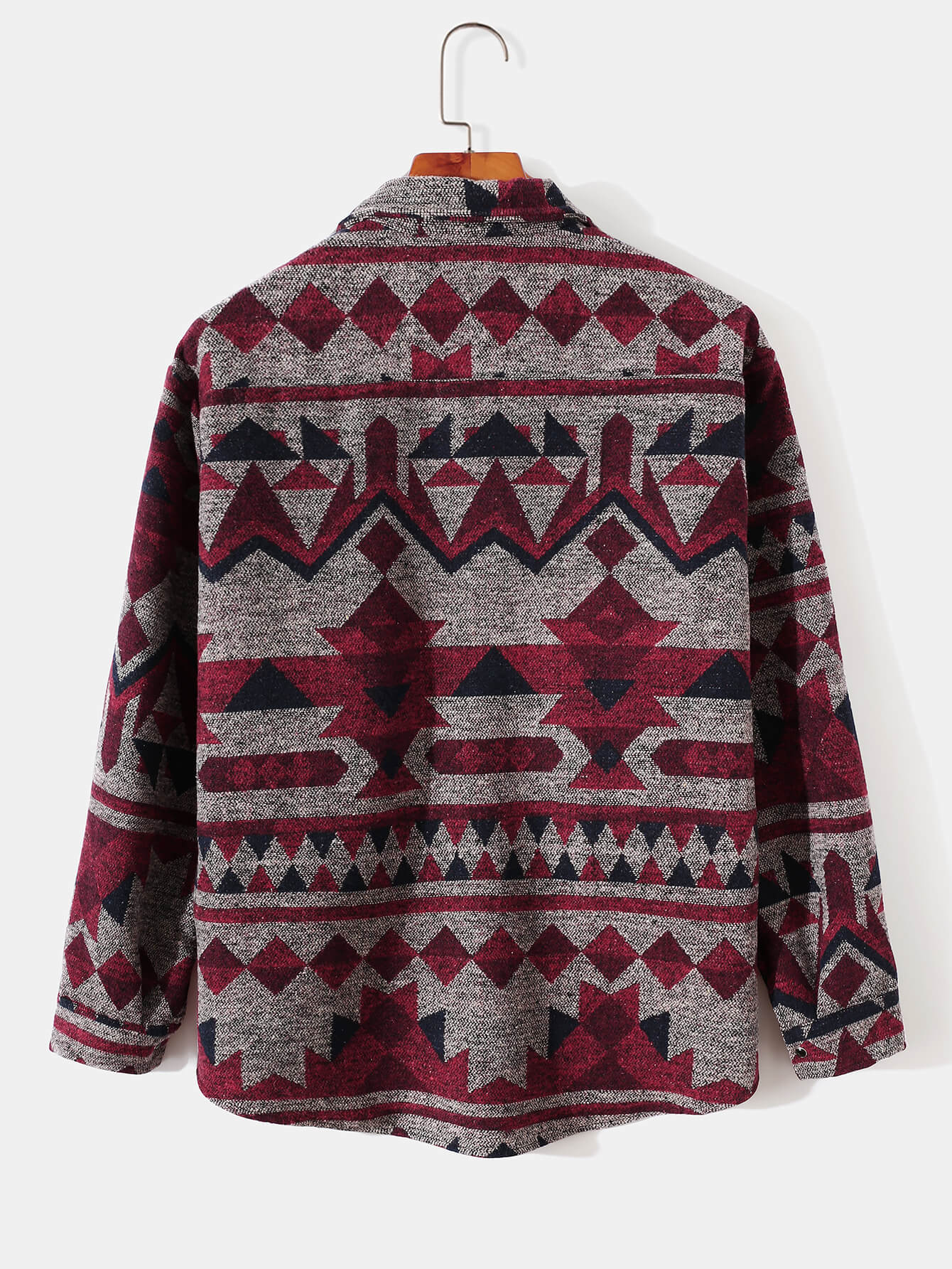 VARENO Burgunder Hemdjacke