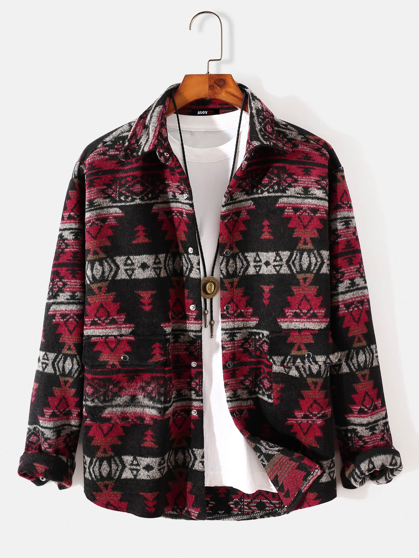 VARENO Rote Hemdjacke