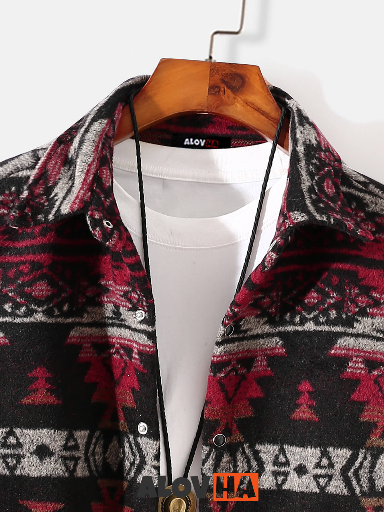 VARENO Rote Hemdjacke