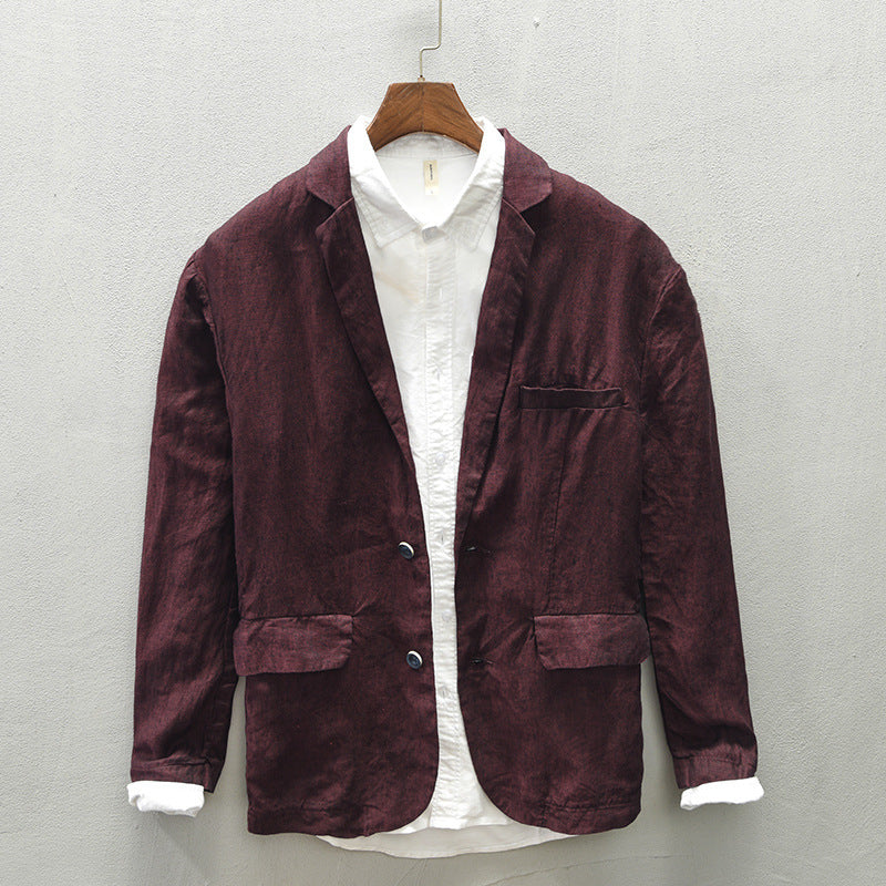 RANDY Leinen-Blazerjacke