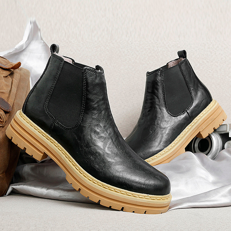 Stiefel aus echtem Leder