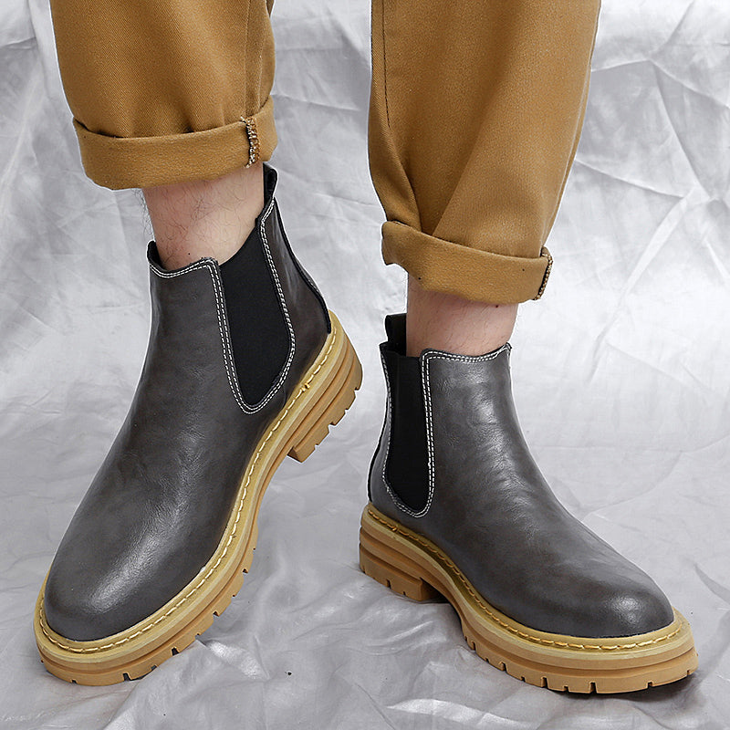Stiefel aus echtem Leder