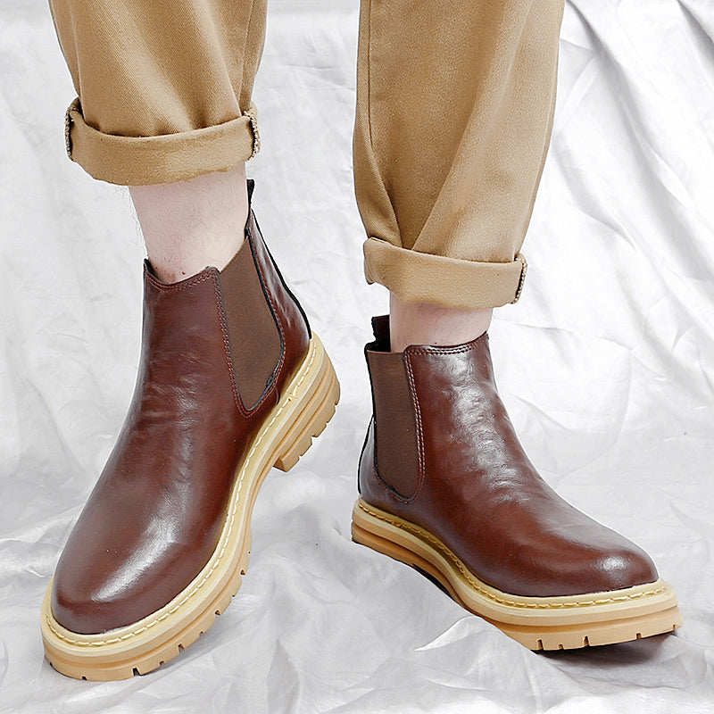 Stiefel aus echtem Leder