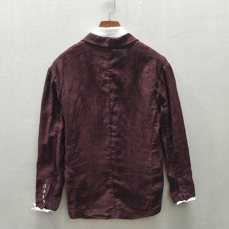 RANDY Leinen-Blazerjacke