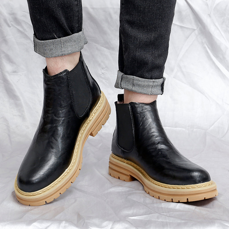 Stiefel aus echtem Leder