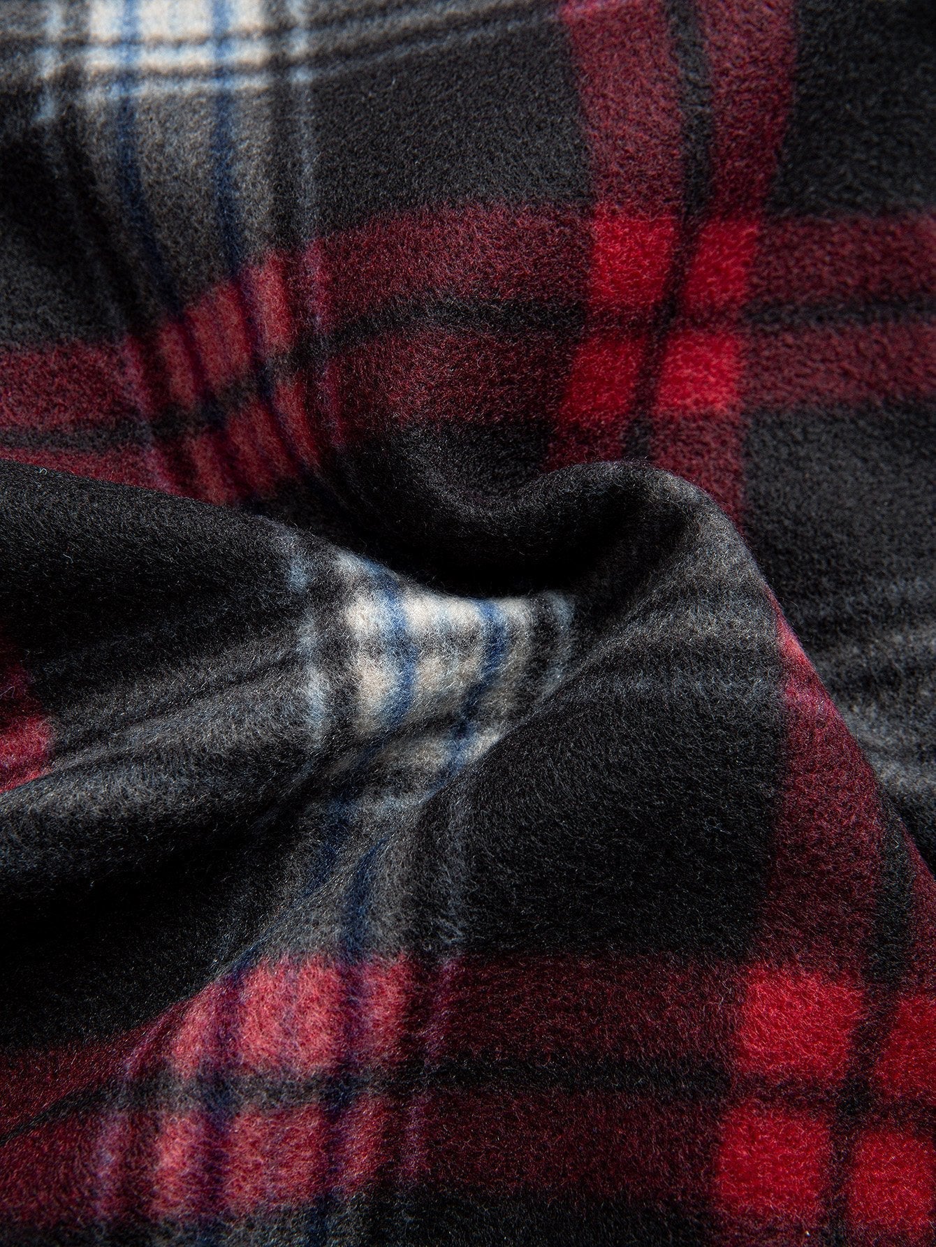 VARENO Teddyfleece-Leinenhemd