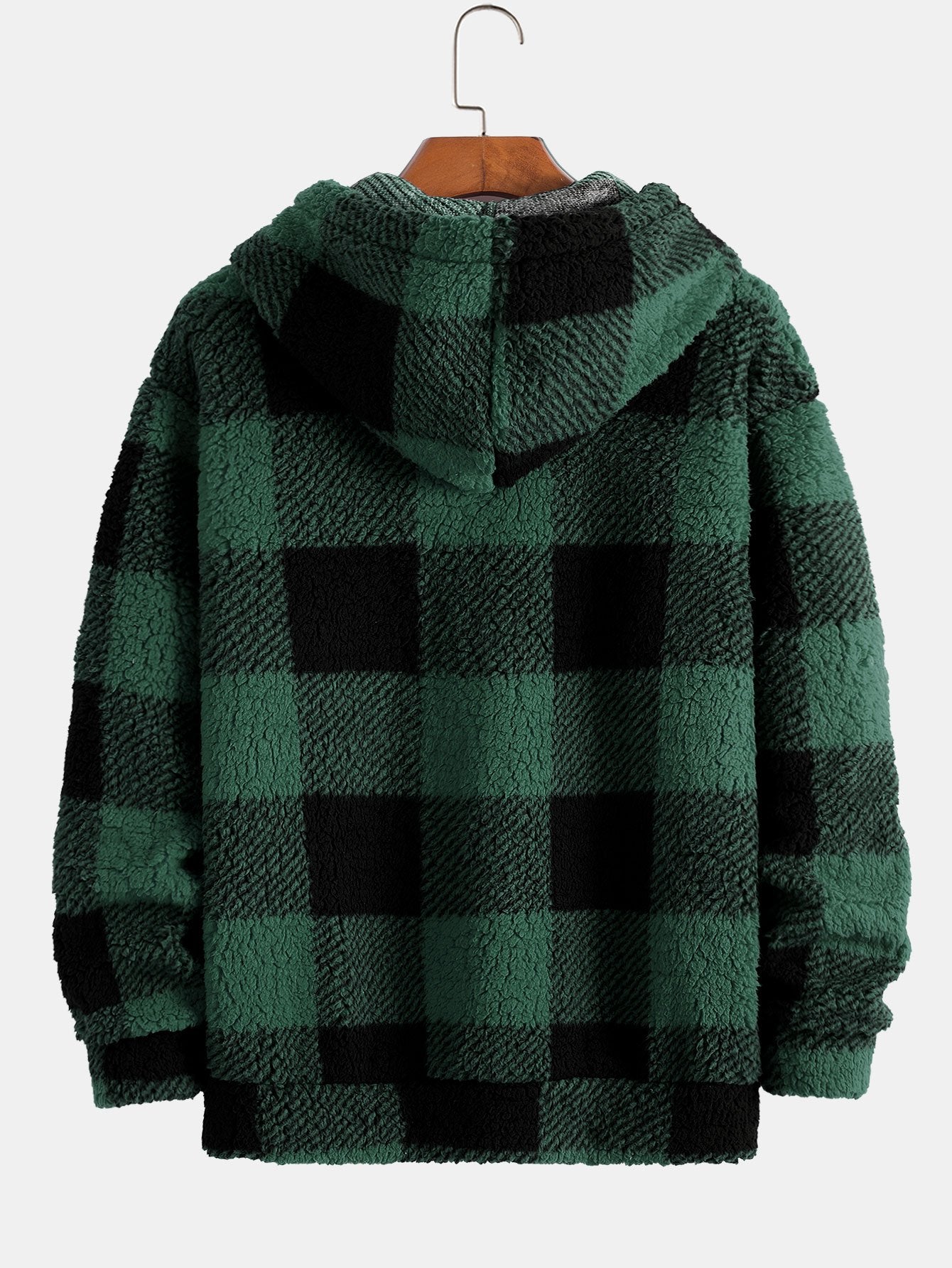 VARENO Kapuzenpullover mit Karomuster