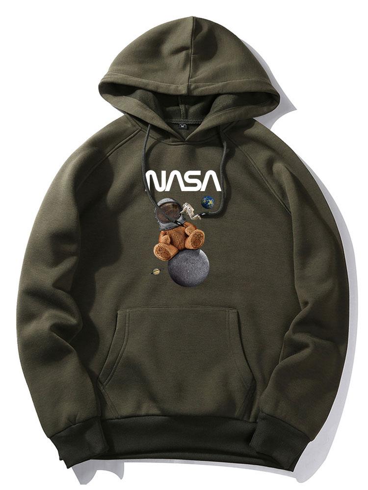 VARENO NASA Space Bear Kapuzenpullover