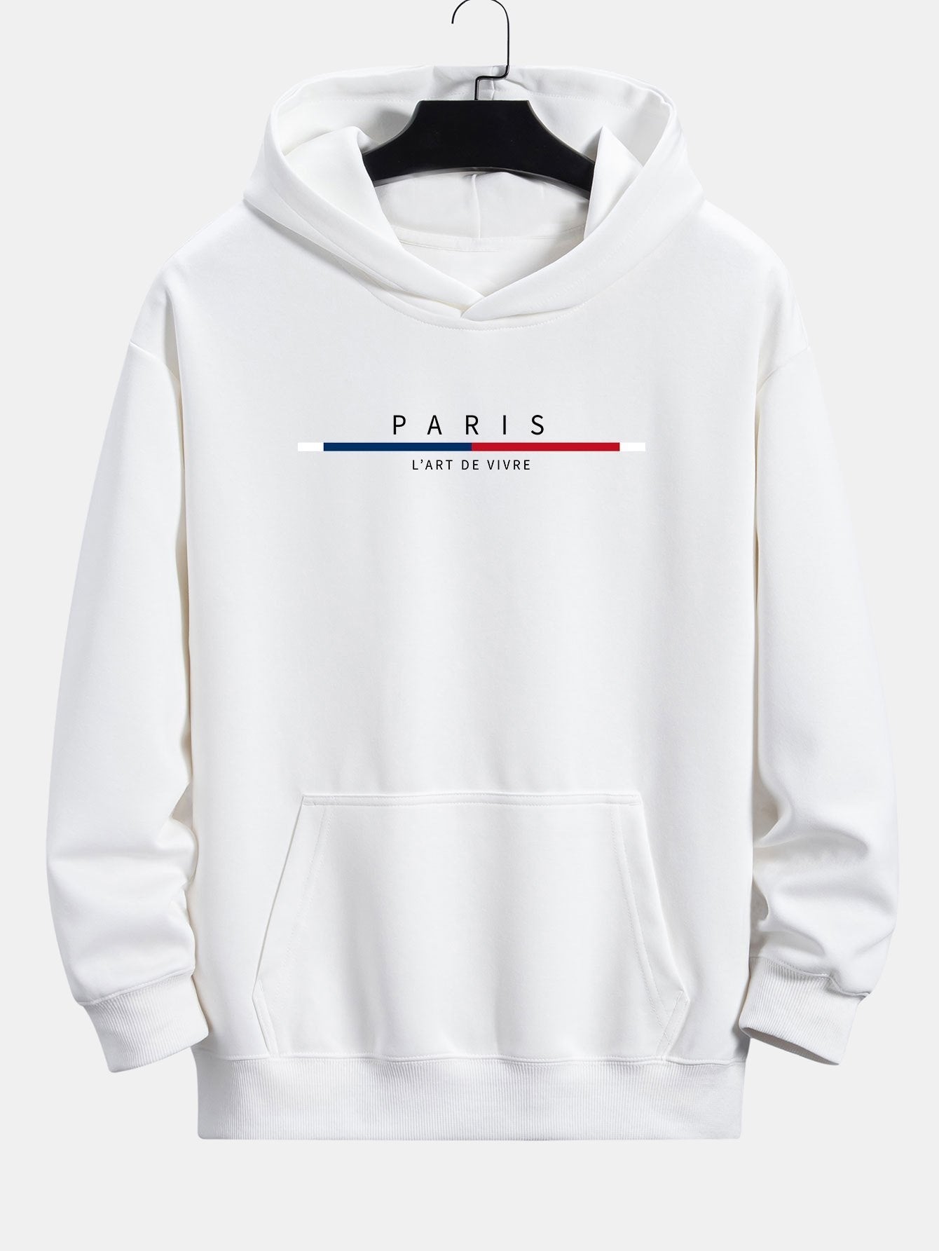 VARENO Paris Streifen-Kapuzenpullover