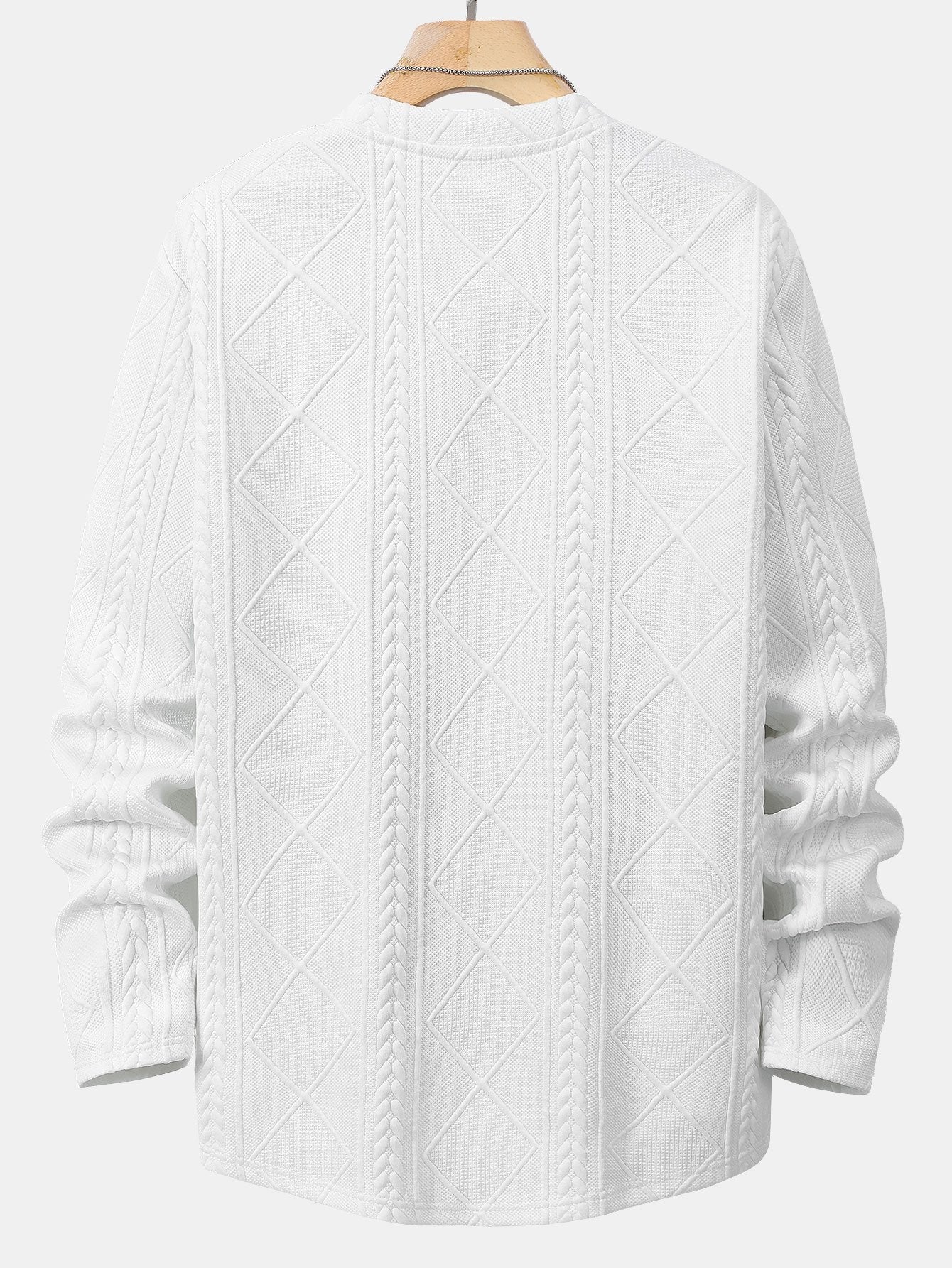VARENO Geometrisches Sweatshirt