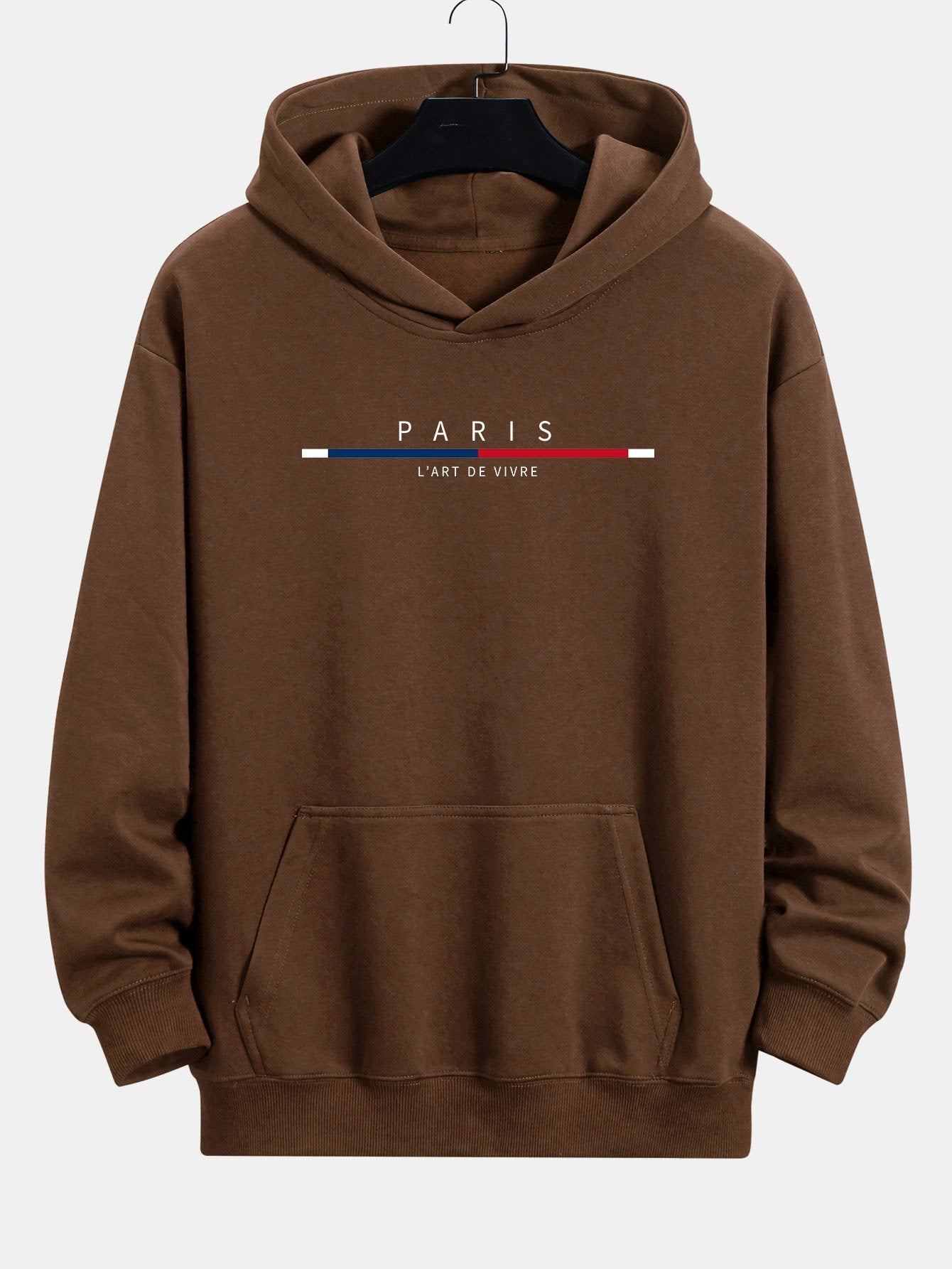 VARENO Paris Streifen-Kapuzenpullover