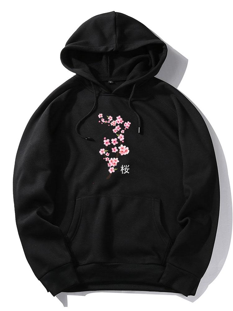 VARENO Kirschblüten Hoodie