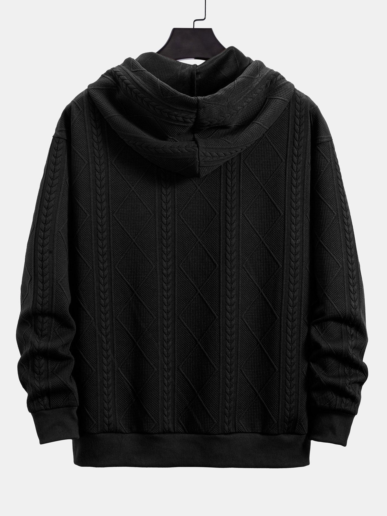 VARENO Geometrischer Hoodie