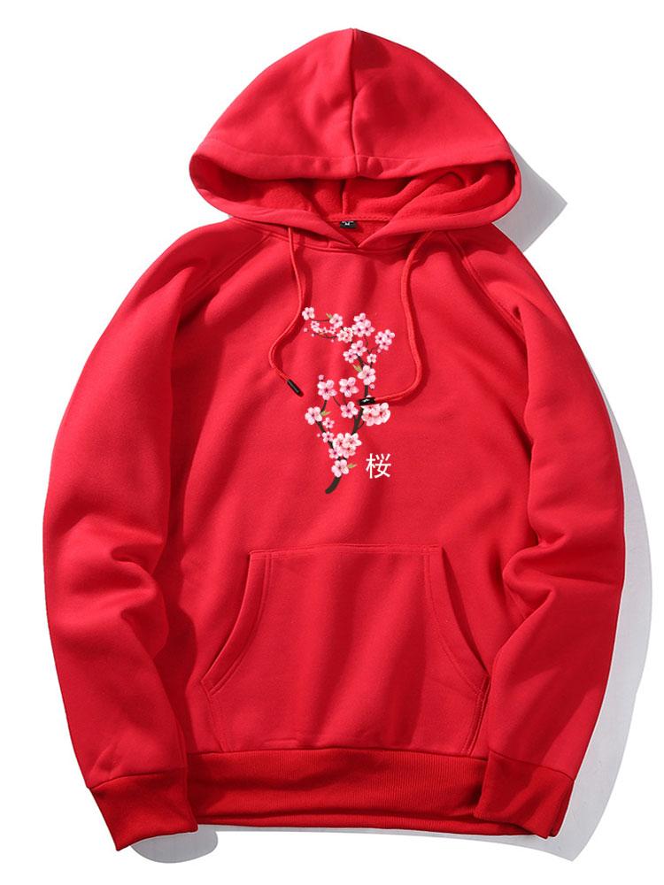 VARENO Kirschblüten Hoodie
