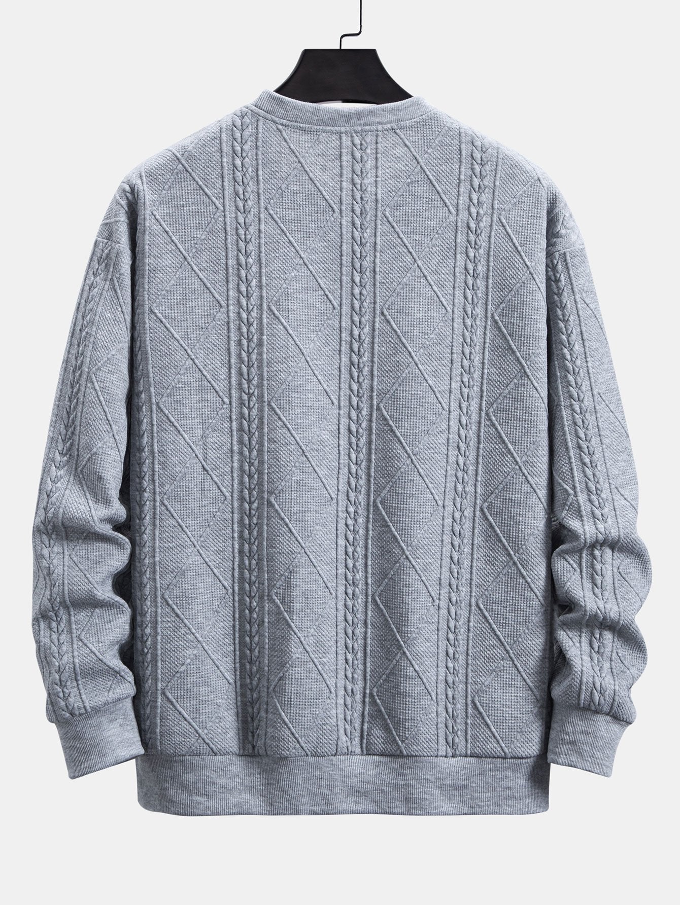 VARENO Fit Geometrisches Sweatshirt