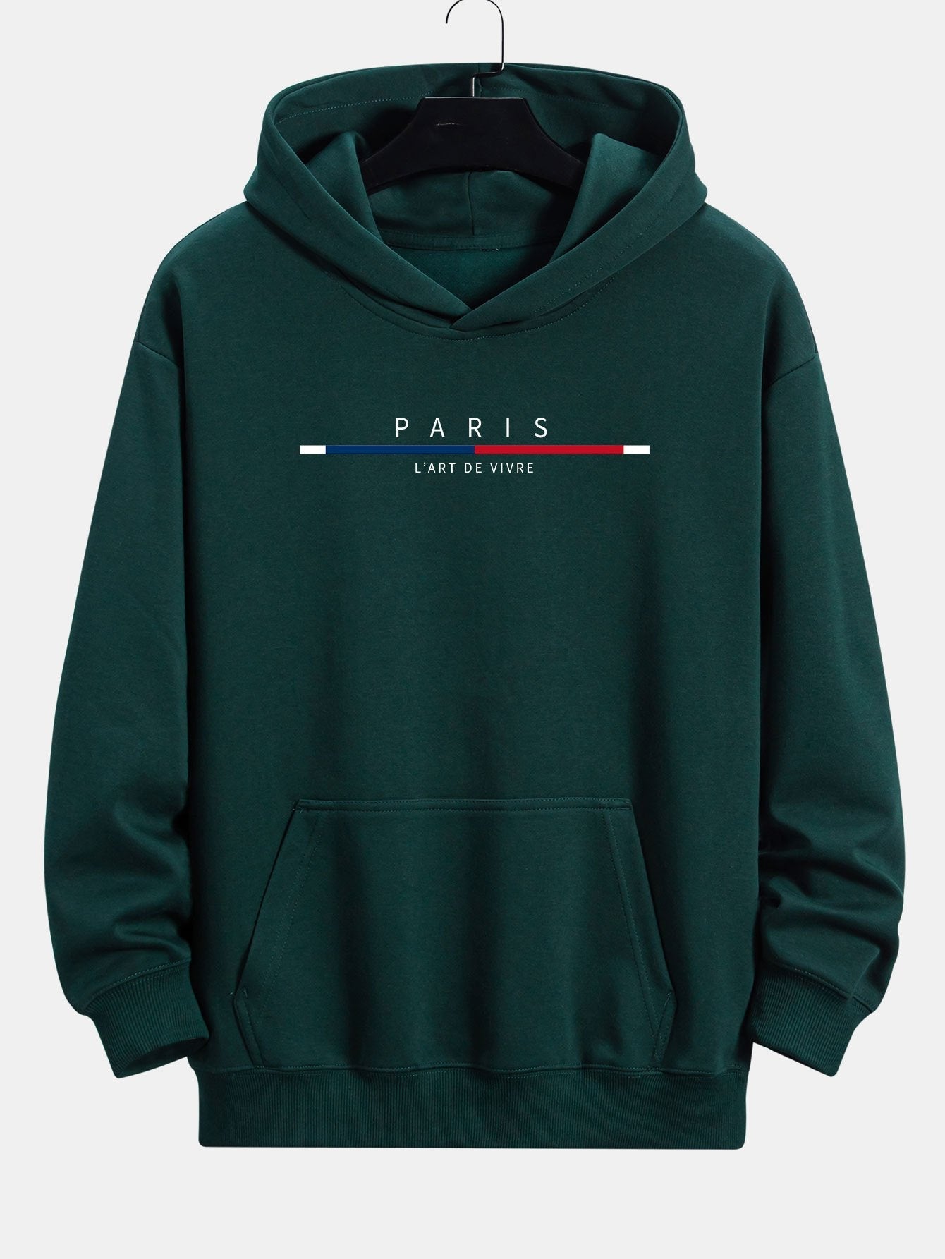 VARENO Paris Streifen-Kapuzenpullover