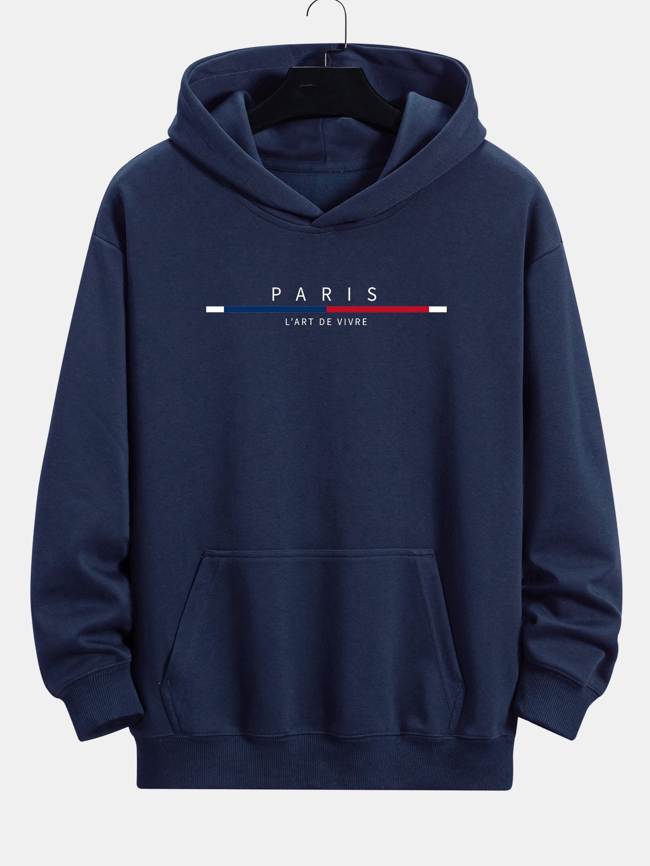 VARENO Paris Streifen-Kapuzenpullover