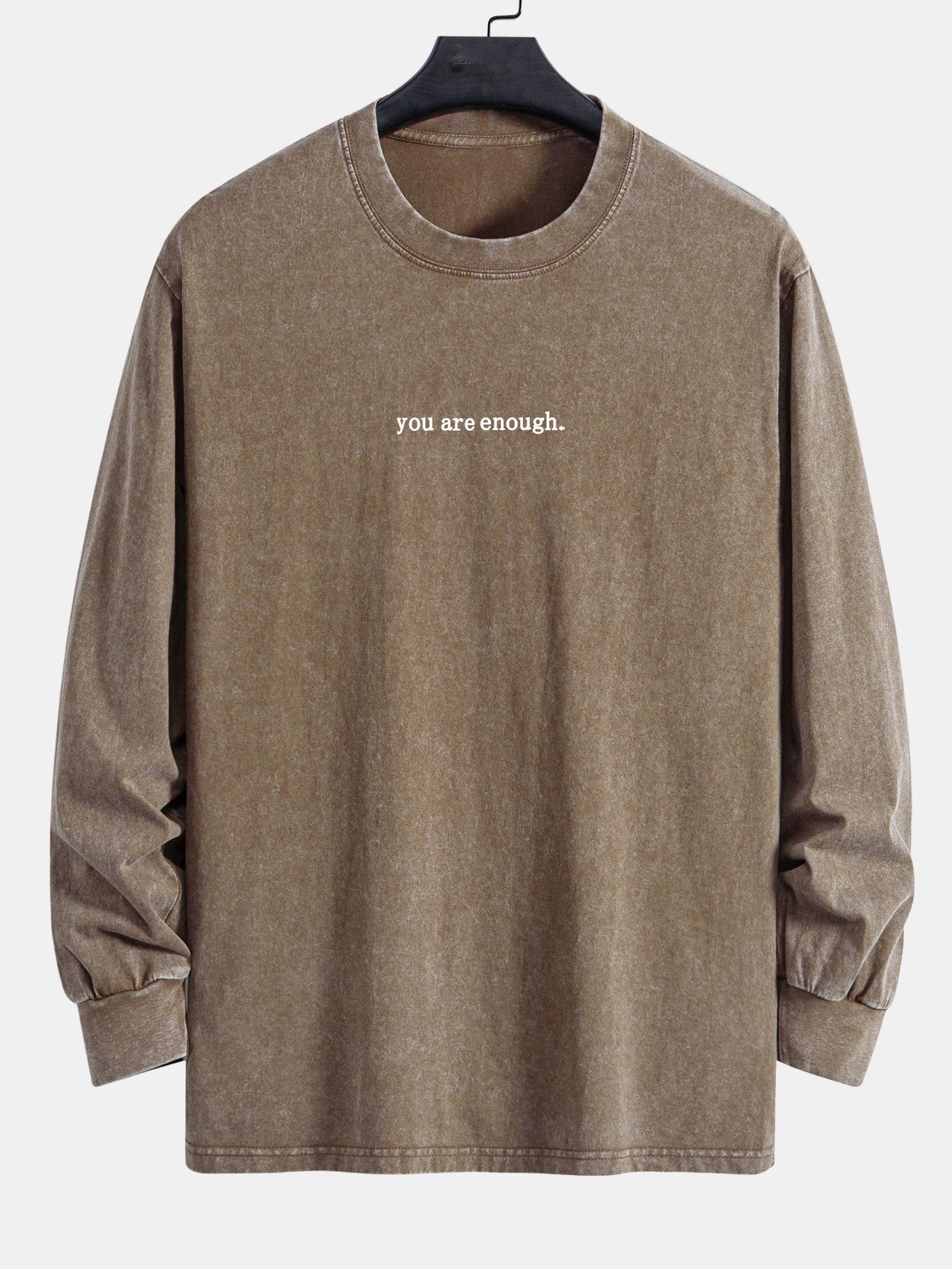Sweatshirt mit VARENO-Slogan-Print