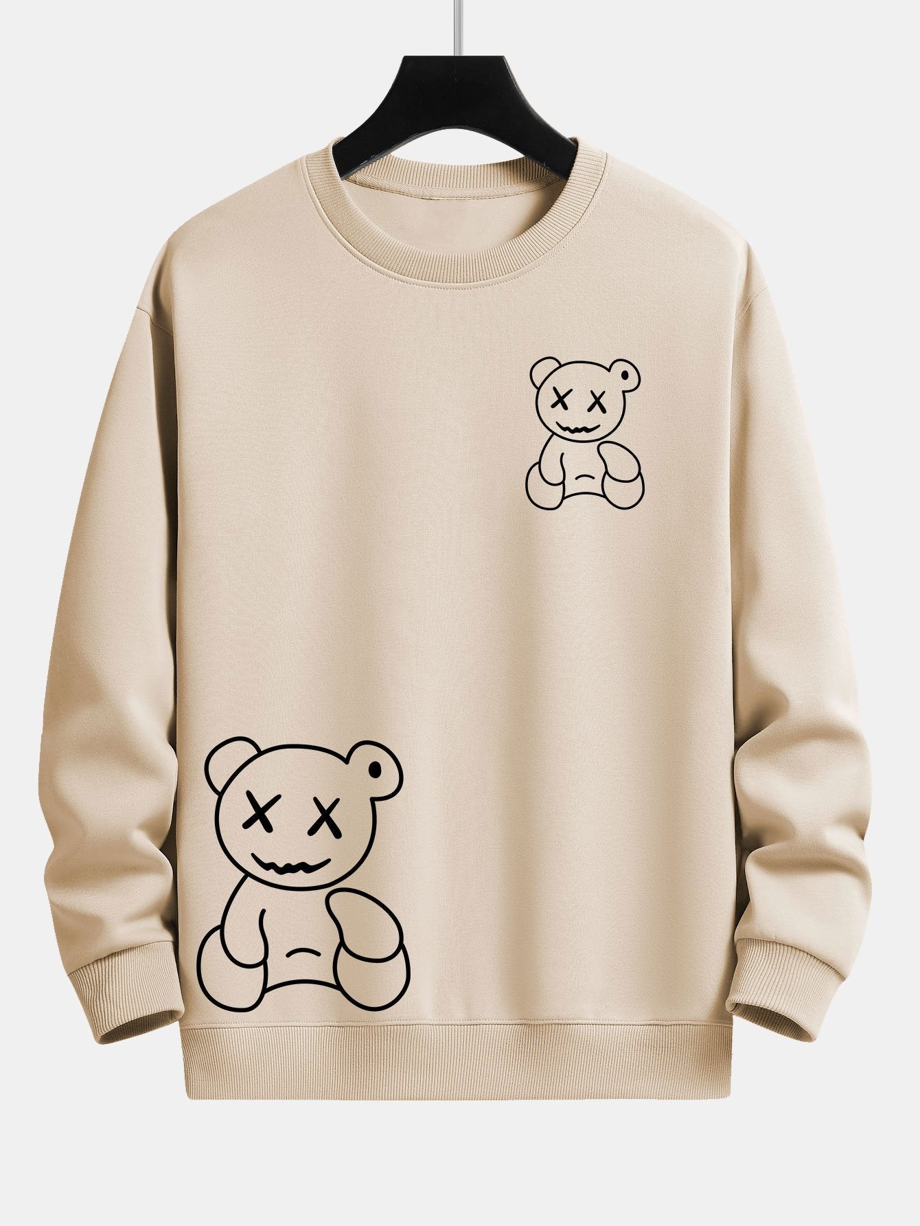VARENO Sweatshirt mit Bären-Print