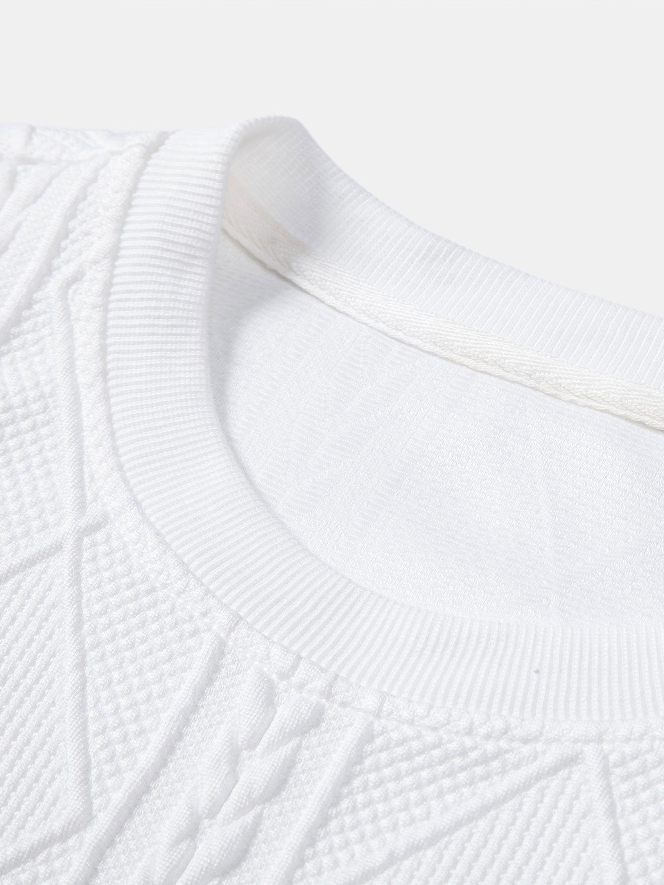 VARENO Fit Geometrisches Sweatshirt
