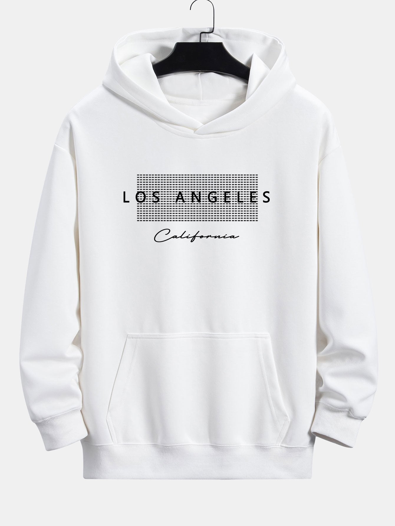 VARENO Los Angeles Karierter Hoodie