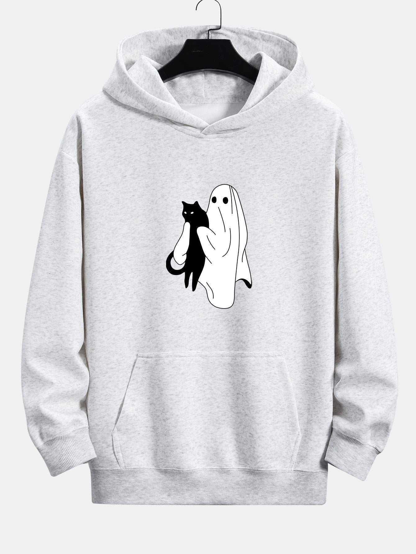VAREN Kapuzenpullover mit schwarzer Katze