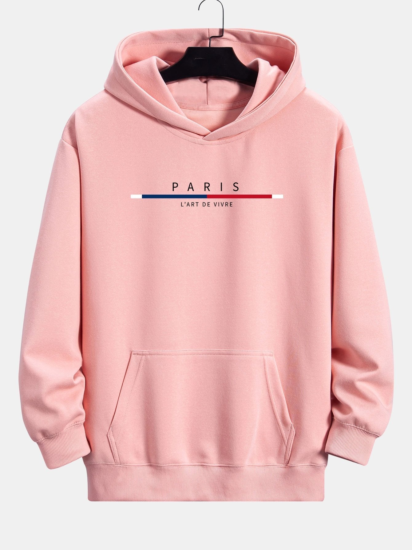 VARENO Paris Streifen-Kapuzenpullover