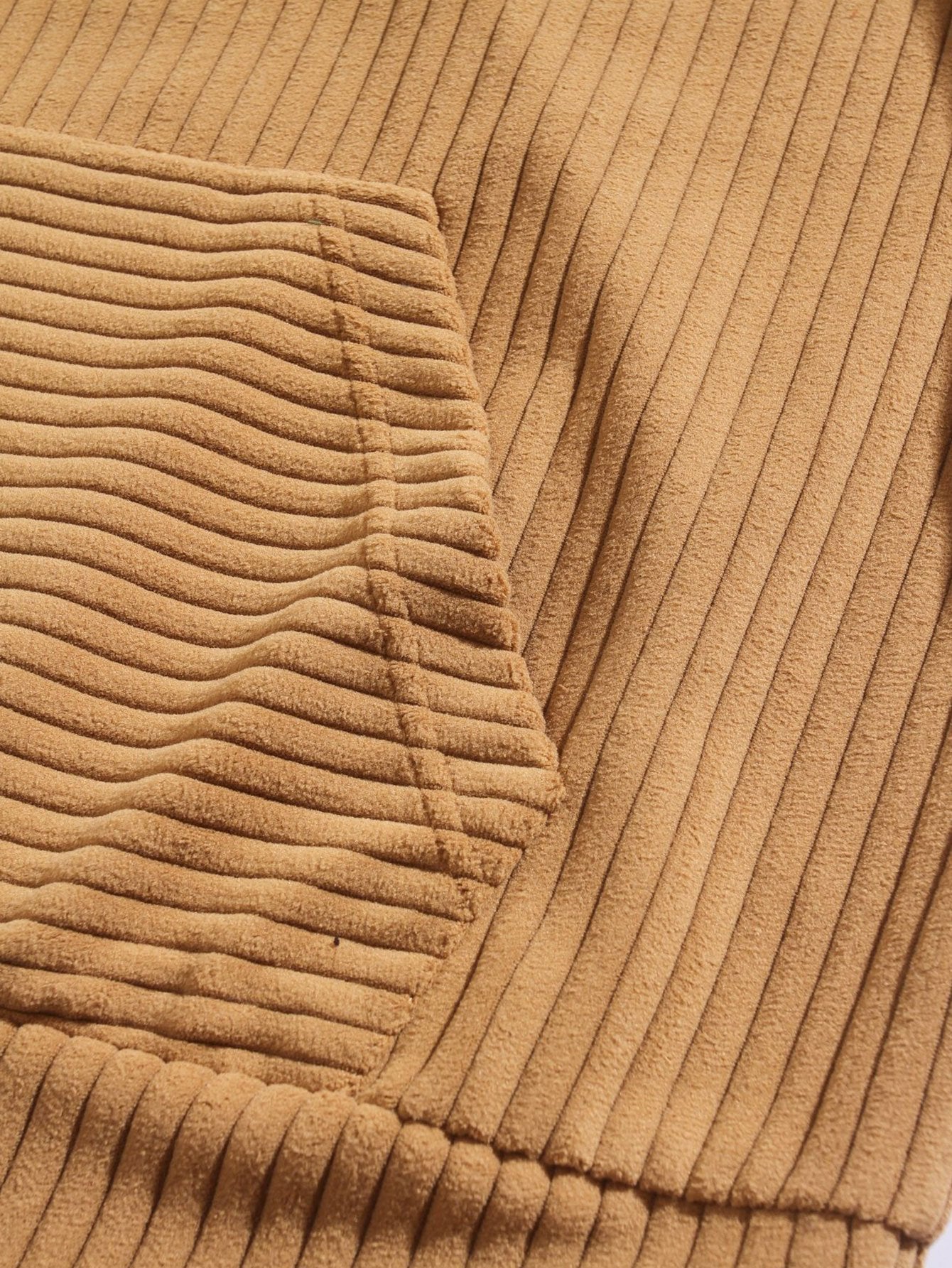 VARENO Relax Fit Cord-Hoodie