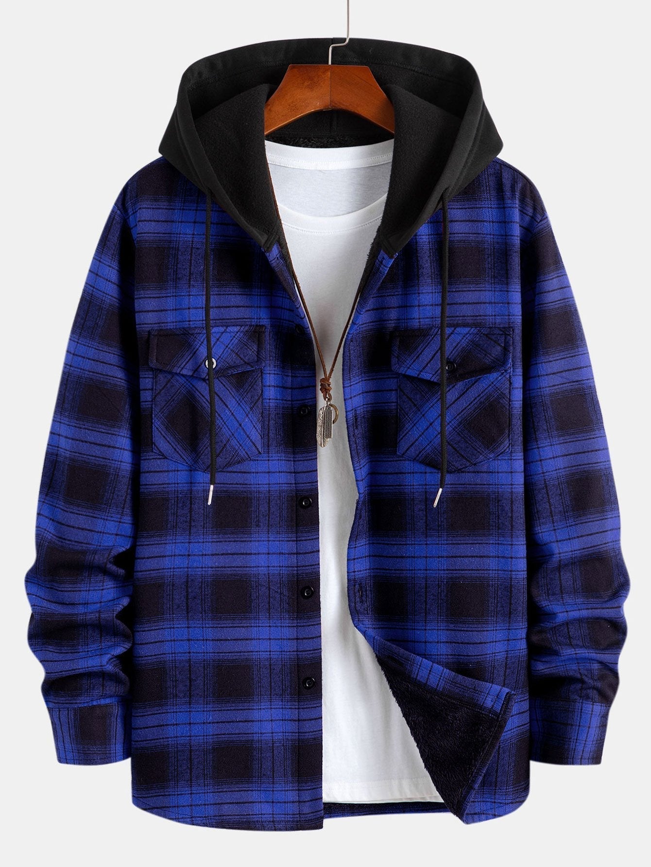 VARENO Fleece-Shirtjacke