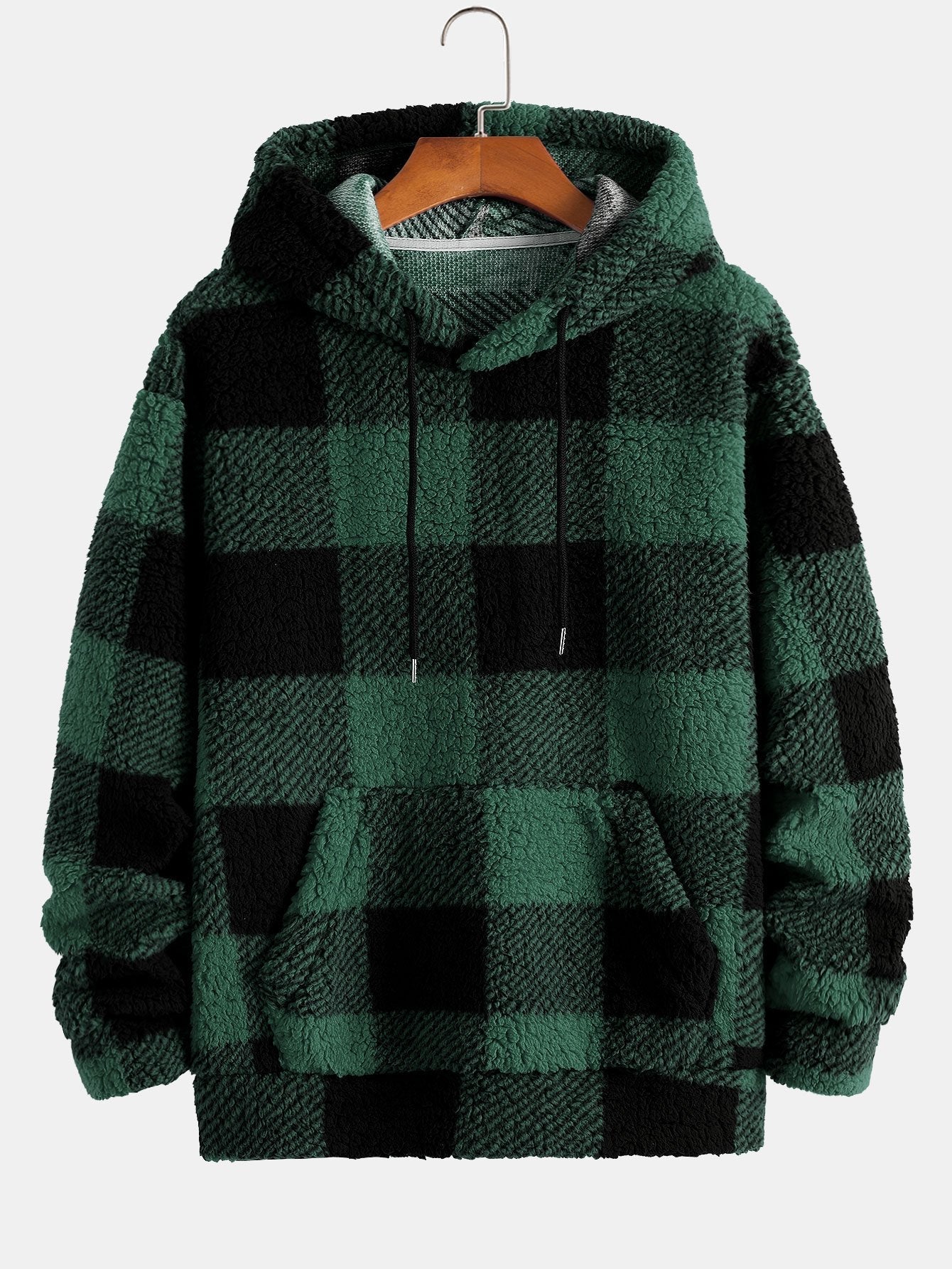 VARENO Kapuzenpullover mit Karomuster