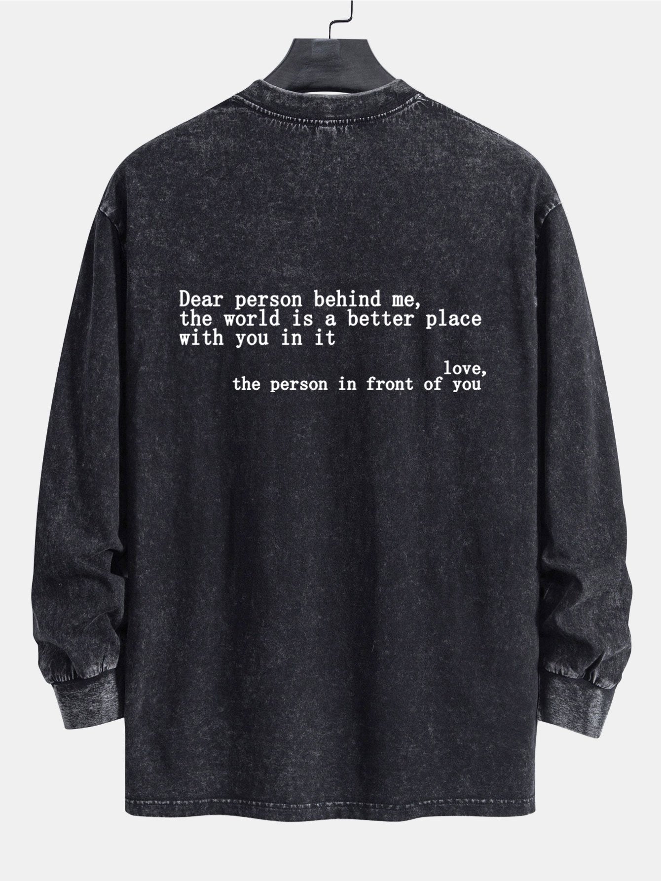 Sweatshirt mit VARENO-Slogan-Print