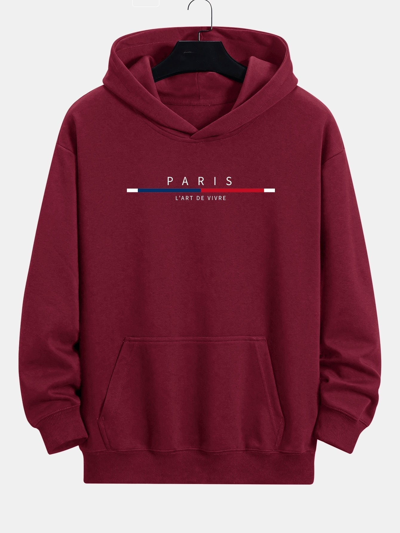 VARENO Paris Streifen-Kapuzenpullover