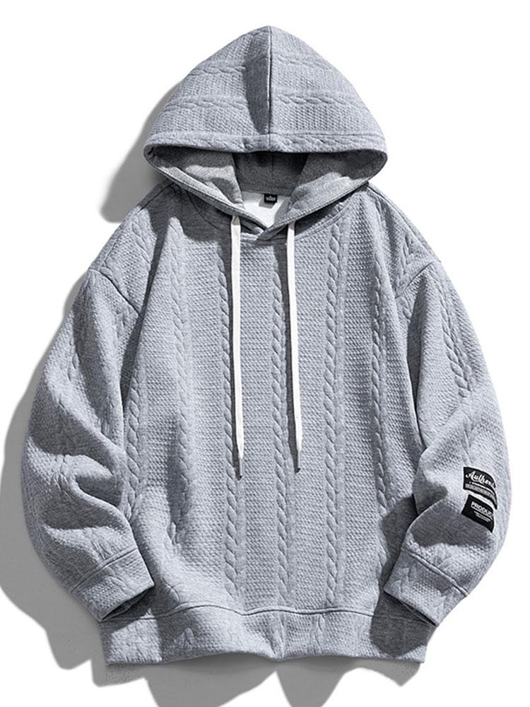VARENO Weizen-Jacquard-Hoodie