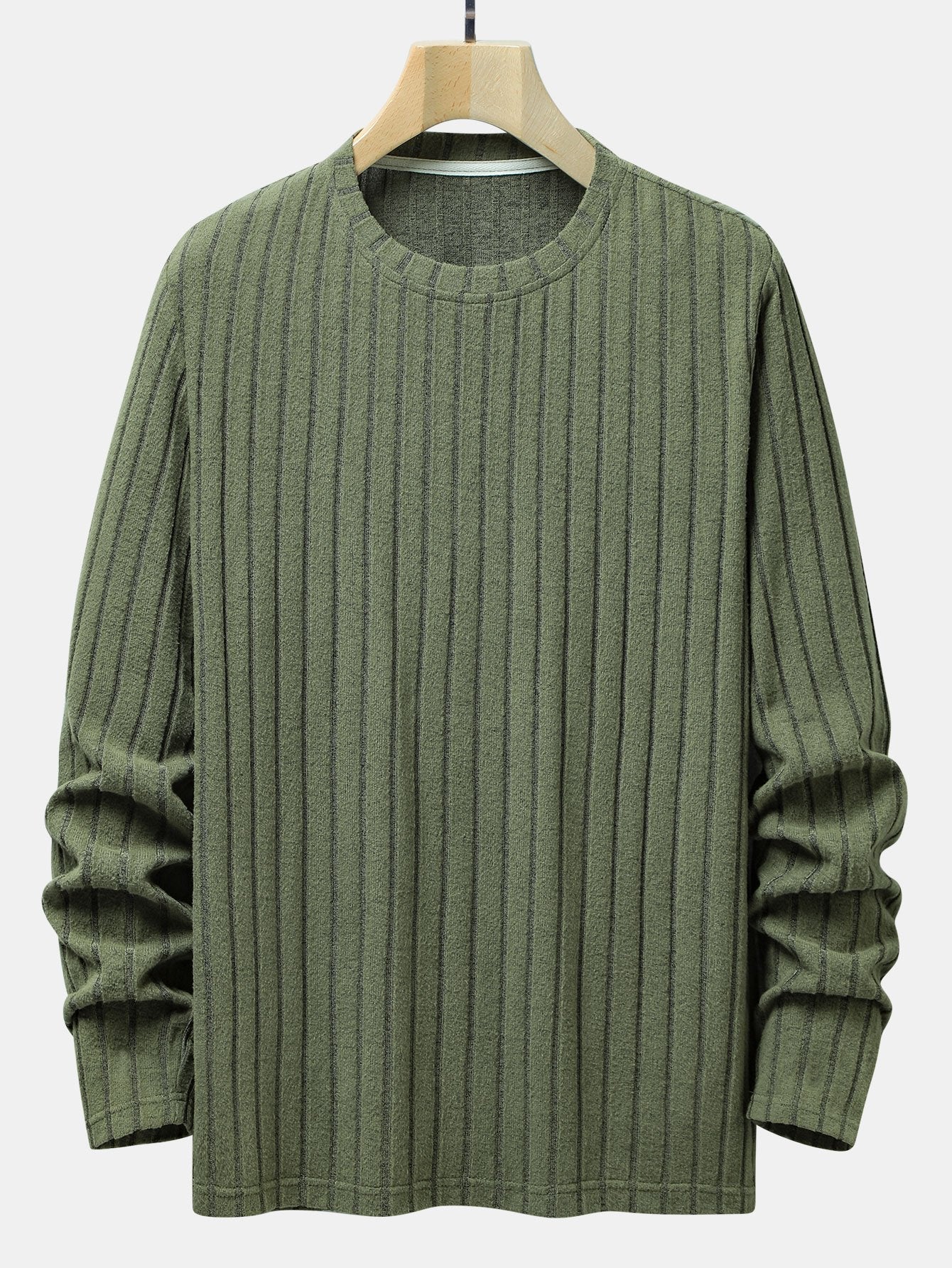 VARENO Rippstrick-Sweatshirt